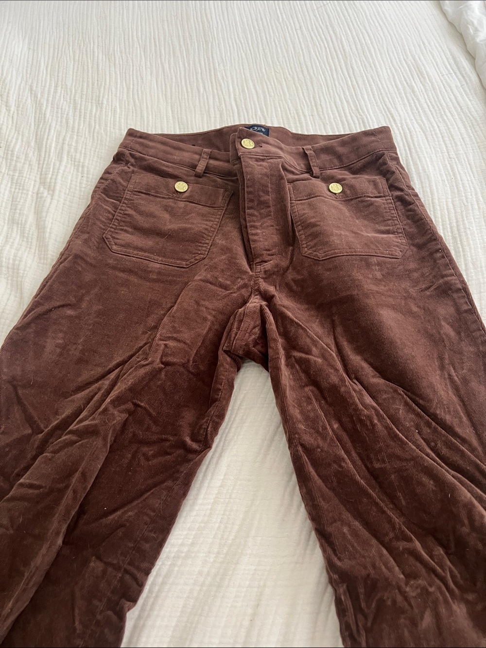 J. Crew Lizzie Corduroy Women’s Pants in Brown